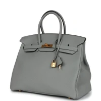 Hermes Birkin 35 Gris Mouette Togo Gold Hardware Hermes Birkin 35 Gris Mouette Togo Gold Hardware