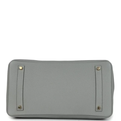 Hermes Birkin 35 Gris Mouette Togo Gold Hardware Hermes Birkin 35 Gris Mouette Togo Gold Hardware