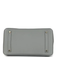 Hermes Birkin 35 Gris Mouette Togo Gold Hardware Hermes Birkin 35 Gris Mouette Togo Gold Hardware