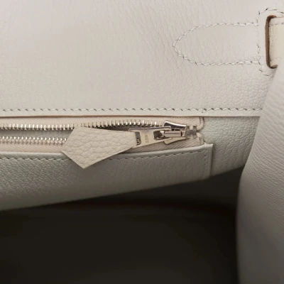 Hermes Birkin 35 Gris Perle Togo Palladium Hardware
