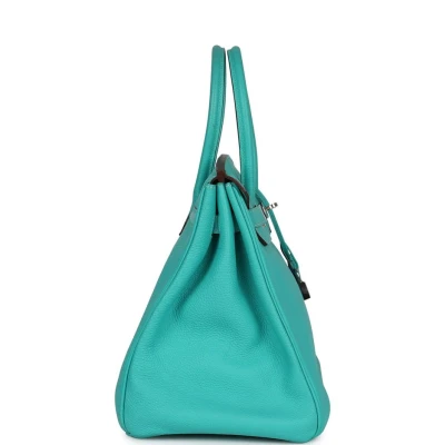 Hermes Birkin 35 Lagoon Togo Palladium Hardware Hermes Birkin 35 Lagoon Togo Palladium Hardware