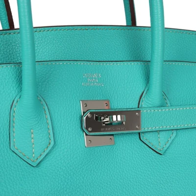 Hermes Birkin 35 Lagoon Togo Palladium Hardware Hermes Birkin 35 Lagoon Togo Palladium Hardware