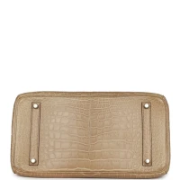Hermes Birkin 35 Poussiere Matte Alligator Palladium Hardware Hermes Birkin 35 Poussiere Matte Alligator Palladium Hardware