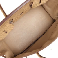 Hermes Birkin 35 Poussiere Matte Alligator Palladium Hardware Hermes Birkin 35 Poussiere Matte Alligator Palladium Hardware