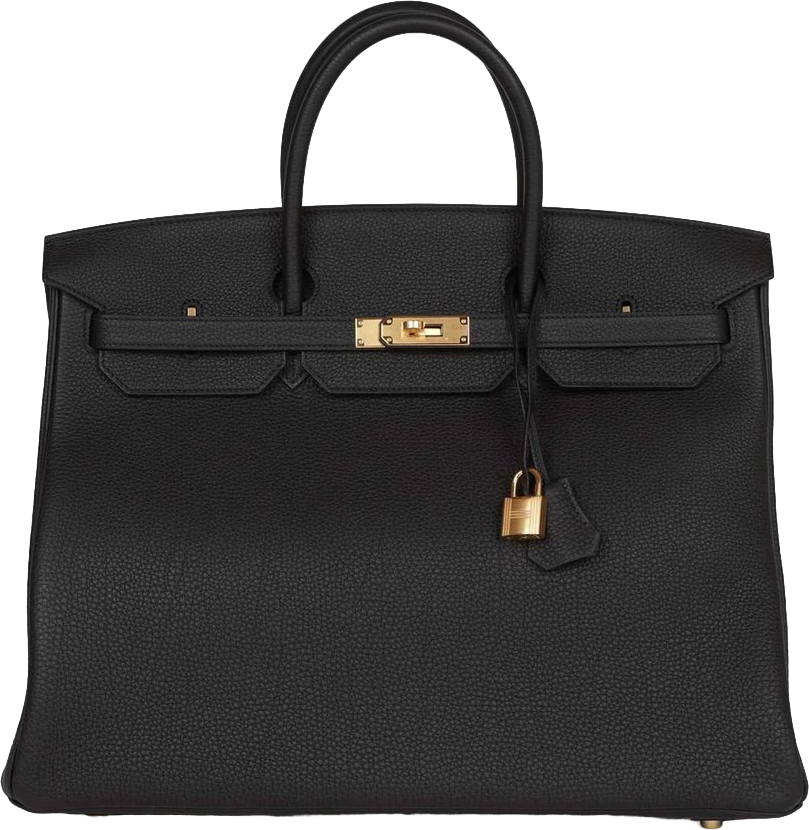 Hermes Birkin 40 Black Togo Gold Hardware