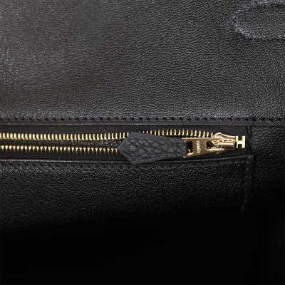 Hermes Birkin 40 Black Togo Gold Hardware