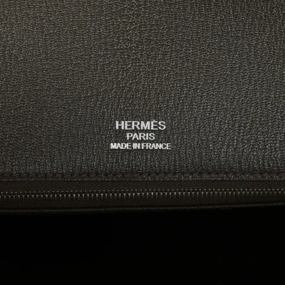 Hermes Birkin Club 35 Vert Bronze, Blue Thalassa, Fauve Barenia Fjord & Ottomane Palladium Hardware Hermes Birkin Club 35 Vert Bronze, Blue Thalassa, Fauve Barenia Fjord & Ottomane Palladium Hardware