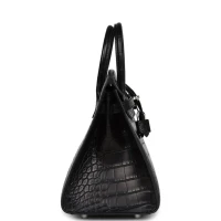 Hermes Birkin Sellier 25 Black Matte Alligator Palladium Hardware Hermes Birkin Sellier 25 Black Matte Alligator Palladium Hardware
