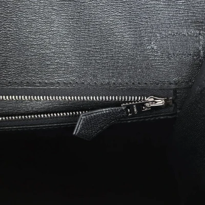 Hermes Birkin Sellier 25 Black Matte Alligator Palladium Hardware Hermes Birkin Sellier 25 Black Matte Alligator Palladium Hardware