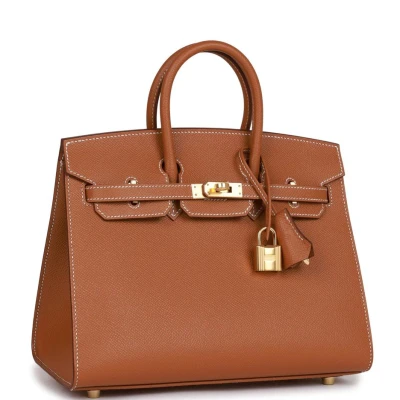 Hermes Birkin Sellier 25 Gold Epsom Gold Hardware Hermes Birkin Sellier 25 Gold Epsom Gold Hardware