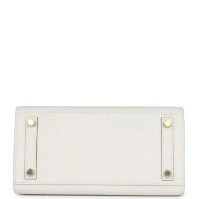 Hermes Birkin Sellier 25 Gris Pale Epsom Gold Hardware
