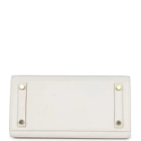 Hermes Birkin Sellier 25 Gris Pale Epsom Gold Hardware