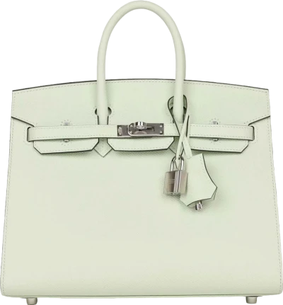 Hermes Birkin Sellier 25 Vert Fizz Epsom Palladium Hardware Hermes Birkin Sellier 25 Vert Fizz Epsom Palladium Hardware