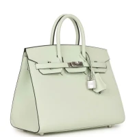 Hermes Birkin Sellier 25 Vert Fizz Epsom Palladium Hardware Hermes Birkin Sellier 25 Vert Fizz Epsom Palladium Hardware