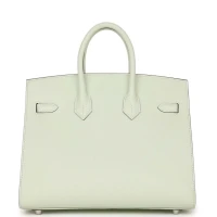 Hermes Birkin Sellier 25 Vert Fizz Epsom Palladium Hardware Hermes Birkin Sellier 25 Vert Fizz Epsom Palladium Hardware