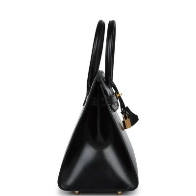 Hermes Birkin Sellier 30 Black Box Gold Hardware Hermes Birkin Sellier 30 Black Box Gold Hardware