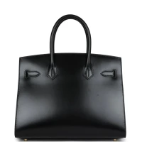 Hermes Birkin Sellier 30 Black Box Gold Hardware Hermes Birkin Sellier 30 Black Box Gold Hardware