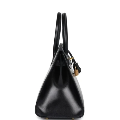 Hermes Birkin Sellier 30 Black Box Gold Hardware Hermes Birkin Sellier 30 Black Box Gold Hardware
