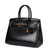 Hermes Birkin Sellier 30 Black Box Gold Hardware Hermes Birkin Sellier 30 Black Box Gold Hardware