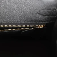 Hermes Birkin Sellier 30 Black Veau Madame Gold Hardware