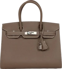 Hermes Birkin Sellier 30 Etoupe Epsom Palladium Hardware Hermes Birkin Sellier 30 Etoupe Epsom Palladium Hardware