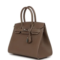 Hermes Birkin Sellier 30 Etoupe Epsom Palladium Hardware Hermes Birkin Sellier 30 Etoupe Epsom Palladium Hardware