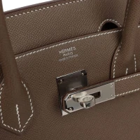 Hermes Birkin Sellier 30 Etoupe Epsom Palladium Hardware Hermes Birkin Sellier 30 Etoupe Epsom Palladium Hardware