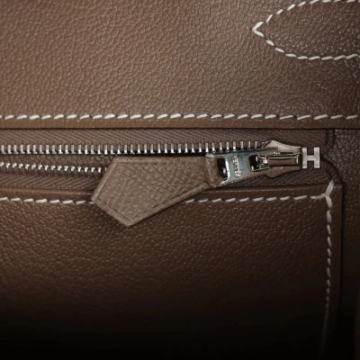 Hermes Birkin Sellier 30 Etoupe Epsom Palladium Hardware Hermes Birkin Sellier 30 Etoupe Epsom Palladium Hardware