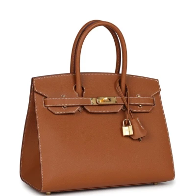Hermes Birkin Sellier 30 Gold Epsom Gold Hardware Hermes Birkin Sellier 30 Gold Epsom Gold Hardware