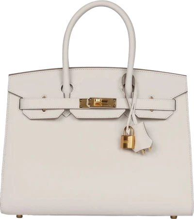 Hermes Birkin Sellier 30 Gris Pale Epsom Gold Hardware Hermes Birkin Sellier 30 Gris Pale Epsom Gold Hardware