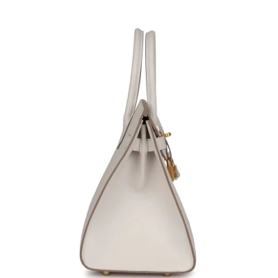 Hermes Birkin Sellier 30 Gris Pale Epsom Gold Hardware Hermes Birkin Sellier 30 Gris Pale Epsom Gold Hardware