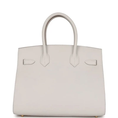 Hermes Birkin Sellier 30 Gris Pale Epsom Gold Hardware Hermes Birkin Sellier 30 Gris Pale Epsom Gold Hardware