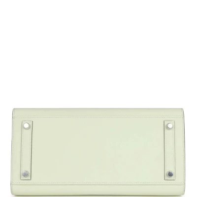 Hermes Birkin Sellier 30 Vert Fizz Epsom Palladium Hardware