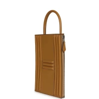 Hermes Cadena Lock Bag Poussiere Tadelakt Palladium Hardware Hermes Cadena Lock Bag Poussiere Tadelakt Palladium Hardware