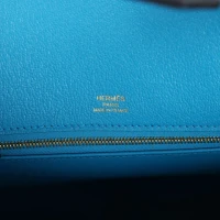 Hermes Casaque Birkin Sellier 30 Black, Bleu Indigo and Bleu Zanzibar Epsom Gold Hardware Hermes Casaque Birkin Sellier 30 Black, Bleu Indigo and Bleu Zanzibar Epsom Gold Hardware