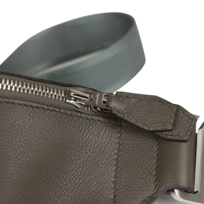 Hermes Cityslide Cross PM Vert De Gris Taurillon Cristobal Palladium Hardware Hermes Cityslide Cross PM Vert De Gris Taurillon Cristobal Palladium Hardware