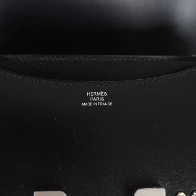 Hermes Constance 1-18 Clouté Black Box Calf Palladium Hardware Hermes Constance 1-18 Clouté Black Box Calf Palladium Hardware