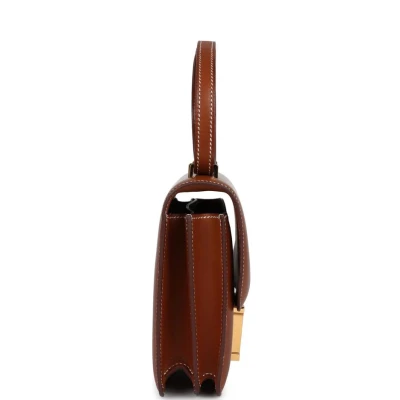 Hermes Constance 1-18 Fauve Barenia Gold Hardware
