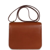 Hermes Constance 1-18 Fauve Barenia Gold Hardware