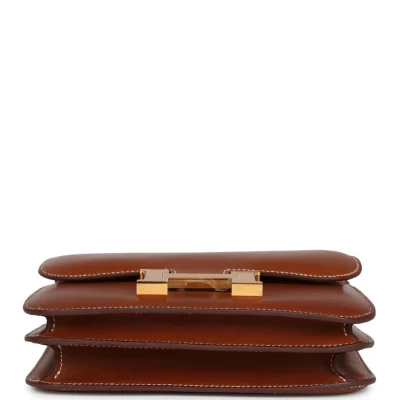 Hermes Constance 1-18 Fauve Barenia Gold Hardware