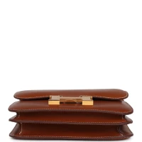 Hermes Constance 1-18 Fauve Barenia Gold Hardware