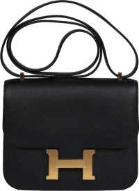 Hermes Constance 18 Black Epsom Gold Hardware Hermes Constance 18 Black Epsom Gold Hardware