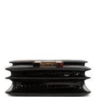 Hermes Constance 18 Black Shiny Alligator Gold Hardware Hermes Constance 18 Black Shiny Alligator Gold Hardware