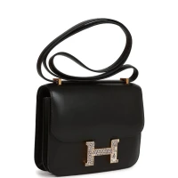 Hermes Constance 18 Black Tadelakt and Ombre Lizard Gold Hardware Hermes Constance 18 Black Tadelakt and Ombre Lizard Gold Hardware