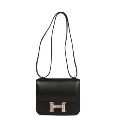 Hermes Constance 18 Black Tadelakt and Ombre Lizard Gold Hardware Hermes Constance 18 Black Tadelakt and Ombre Lizard Gold Hardware