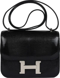Hermes Constance 18 Black Varanus Salvator Lizard Palladium Hardware Hermes Constance 18 Black Varanus Salvator Lizard Palladium Hardware