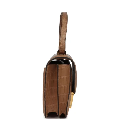 Hermes Constance 18 Chai Matte Alligator Gold Hardware Hermes Constance 18 Chai Matte Alligator Gold Hardware