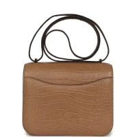 Hermes Constance 18 Chai Matte Alligator Gold Hardware Hermes Constance 18 Chai Matte Alligator Gold Hardware