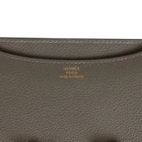 Hermes Constance 18 Gris Meyer Verso Evercolor Permabrass Hardware
