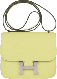 Hermes Constance 18 Jaune Bourgeon Chevre Palladium Hardware Hermes Constance 18 Jaune Bourgeon Chevre Palladium Hardware